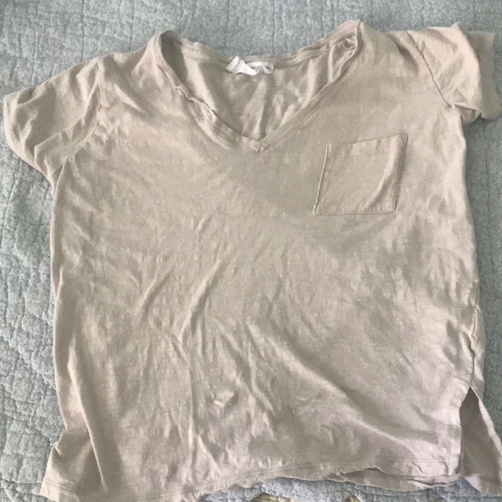 Cream boxy T-shirt
